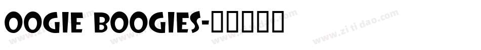 Oogie Boogies字体转换